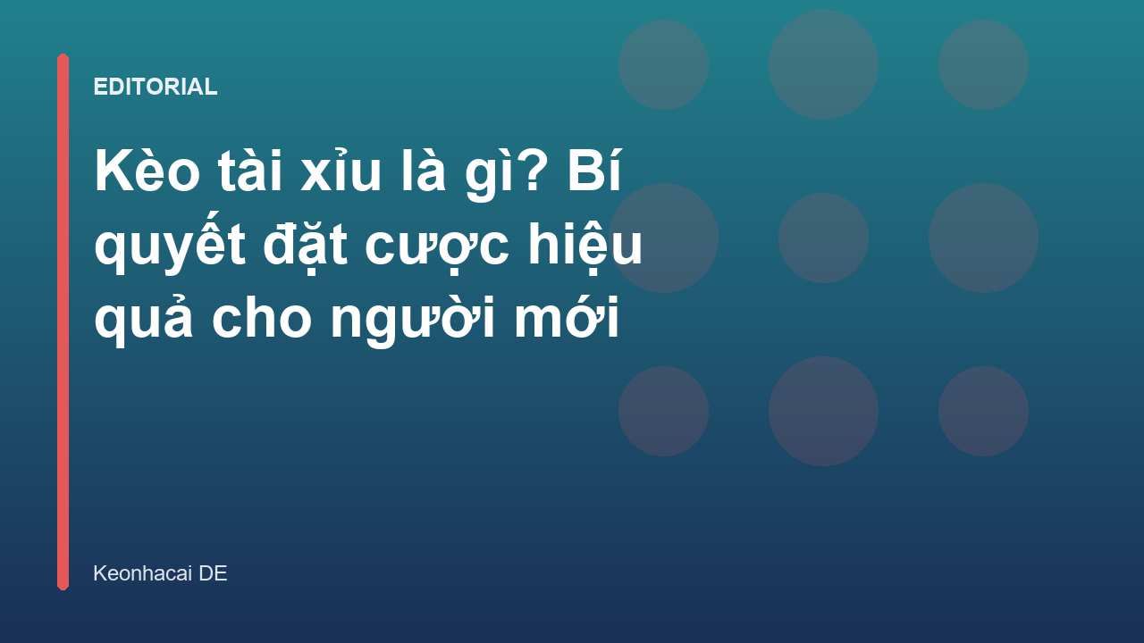 Minh họa về kèo tài xỉu trong bóng đá